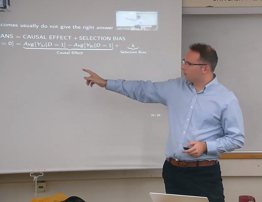 Lecturing on causal inference at Tel Aviv University
